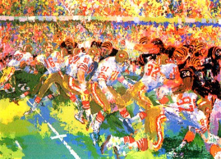 Leroy Neiman Silverdome Superbowl